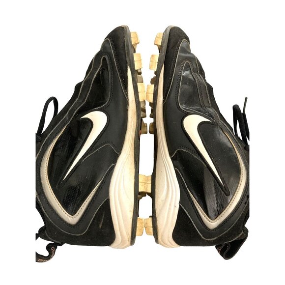 Nike 311795-012 T90 Laser IV FG Youth Size 6Y Black White Soccer Cleats shoes - Picture 4 of 7